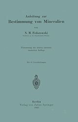E-Book (pdf) Anleitung zur Bestimmung von Mineralien von N.M. Fedorowski