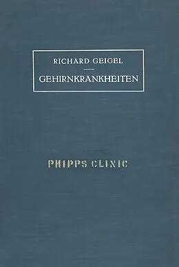E-Book (pdf) Gehirnkrankheiten von NA Geigel