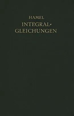 E-Book (pdf) Integralgleichungen von Georg Hamel