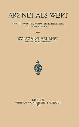 E-Book (pdf) Arnei als Wert von Wolfgang Heubner