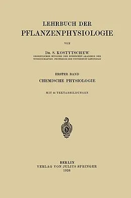 E-Book (pdf) Lehrbuch der Pflanzenphysiologie von S. Kostytschew