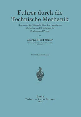 E-Book (pdf) Führer durch die Technische Mechanik von Horst Müller