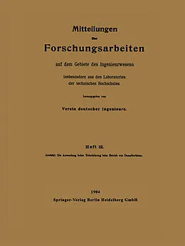 E-Book (pdf) Die Anwendung hoher Ueberhitzung beim Betrieb von Dampfturbinen von Ernst Lewicki