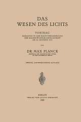 E-Book (pdf) Das Wesen des Lichts von Max Planck