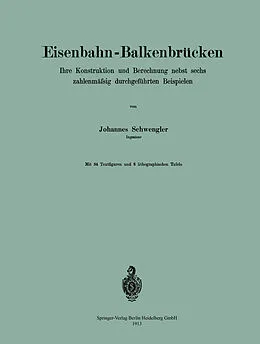 E-Book (pdf) Eisenbahn-Balkenbrücken von Johannes Schwengler