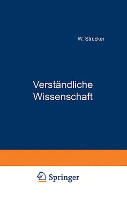 E-Book (pdf) Verständliche Wissenschaft von W. Strecker