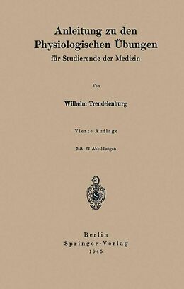 E-Book (pdf) Anleitung zu den Physiologischen Übungen von Wilhelm Trendelenburg
