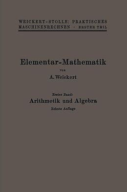E-Book (pdf) Elementar-Mathematik von A. Weickert
