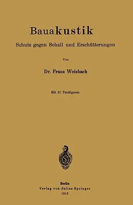 E-Book (pdf) Bauakustik von Franz Weisbach