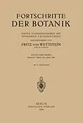 E-Book (pdf) Fortschritte der Botanik von Fritz von Wettstein