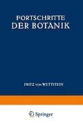 E-Book (pdf) Fortschritte der Botanik von Fritz von Wettstein