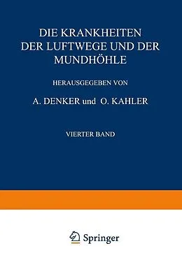 E-Book (pdf) Die Krankheiten der Luftwege und der Mundhöhle von C. E. Benjamins, E. Glas, M. Hajek