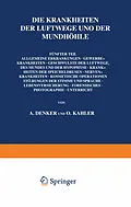 E-Book (pdf) Die Krankheiten der Luftwege und der Mundhöhle von K. Amersbach, J. Bumba, W. Clausen