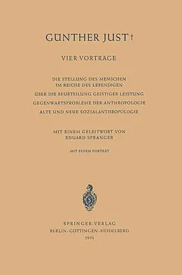 E-Book (pdf) Vier Vorträge von Günther Just