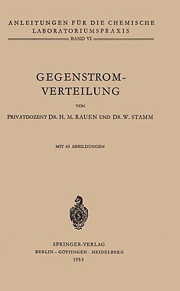 E-Book (pdf) Gegenstrom-Verteilung von H. M. Rauen, W. Stamm
