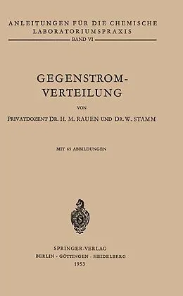 E-Book (pdf) Gegenstrom-Verteilung von H. M. Rauen, W. Stamm