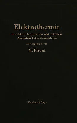 E-Book (pdf) Elektrothermie von Marcello Pirani