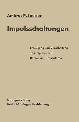 E-Book (pdf) Impulsschaltungen von Ambros P. Speiser