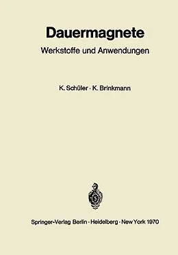 E-Book (pdf) Dauermagnete von Karl Schüler, Kurt Brinkmann