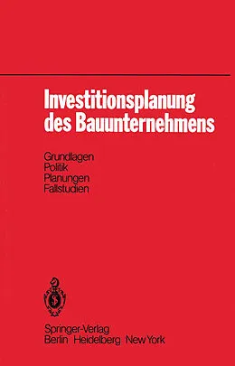 E-Book (pdf) Investitionsplanung des Bauunternehmens von R. Gareis