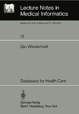 eBook (pdf) Databases for Health Care de G. Wiederhold