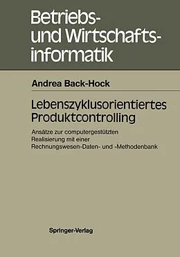 E-Book (pdf) Lebenszyklusorientiertes Produktcontrolling von Andrea Back-Hock