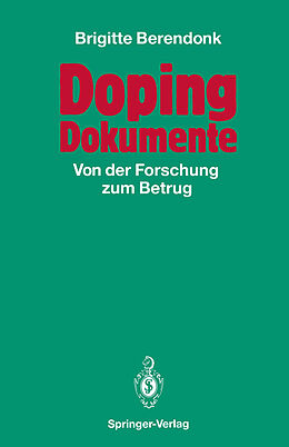 Kartonierter Einband Doping Dokumente von Brigitte Berendonk