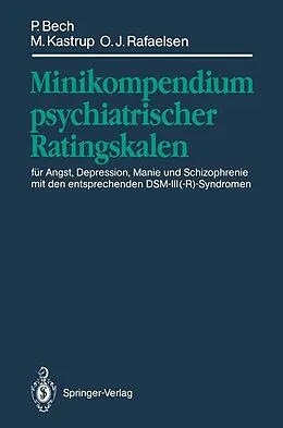 E-Book (pdf) Minikompendium psychiatrischer Ratingskalen von Per Bech, Marianne C. Kastrup, Ole J. Rafaelsen