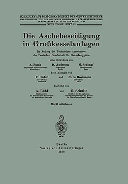 E-Book (pdf) Die Aschebeseitigung in Großkesselanlagen von A. Pasch, D. Andresen, M. Schimpf