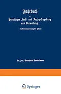 E-Book (pdf) Jahrbuch der Preußischen Forst- und Jagdgesetzgebung und Verwaltung von O. Mundt