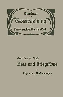E-Book (pdf) Heer und Kriegsflotte von Hue de Grais