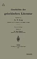 E-Book (pdf) Geschichte der griechischen Literatur von Waldemar Kopp, F.G. Hubert, Gerhard Heinrich Müller