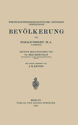 E-Book (pdf) Bevölkerung von Harald Wright, Melchior Palyi, J. M. Keynes