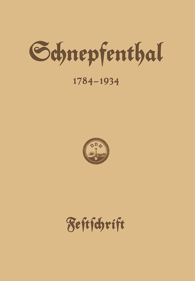 Die Erziehungsanstalt Schnepfenthal 17841934