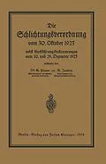 E-Book (pdf) Die Schlichtungsvcrordnung vom 30. Oktober 1923 von Georg Flatow, Richard Joachim