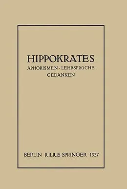 E-Book (pdf) Hippokrates von NA Hippokrates, NA Sack