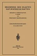 E-Book (pdf) Ergebnisse der Exakten Naturwissenschaften von F. Hund, Ferdinant Trendelenburg