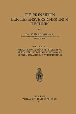 E-Book (pdf) Die Prinzipien der Lebensversicherungstechnik von Alfred Berger