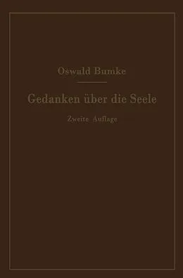 E-Book (pdf) Gedanken über die Seele von Oswald Bumke