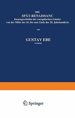 E-Book (pdf) Die Spät-Renaissance von Gustav Ebe