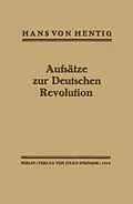 E-Book (pdf) Aufsätze zur Deutschen Revolution von Hans von Hentig