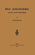 E-Book (pdf) Der Arbeitslohn und die soziale Entwicklung von David Lewin