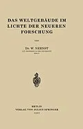 E-Book (pdf) Das Weltgebäude im Lichte der Neueren Forschung von W. Nernst