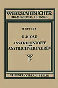 E-Book (pdf) Anstrichstoffe und Anstrichverfahren von R. Klose