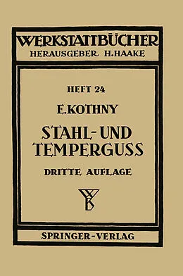 E-Book (pdf) Stahl- und Temperguß von E. Kothny
