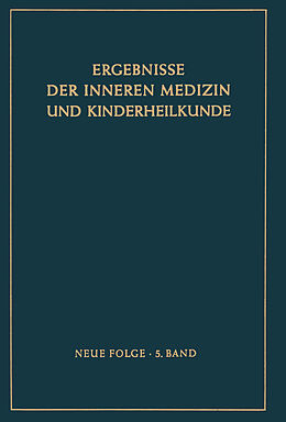 E-Book (pdf) Ergebnisse der Inneren Medizin und Kinderheilkunde von 
