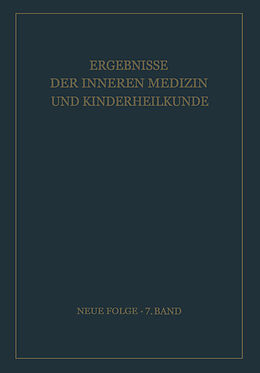 Kartonierter Einband Ergebnisse der Inneren Medizin und Kinderheilkunde von L. Heilmeyer, R. Schoen, E. Glanzmann