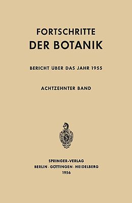 E-Book (pdf) Bericht über das Jahr 1955 von Erwin Bünning, Ernst Gäumann
