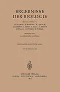 E-Book (pdf) Ergebnisse der Biologie von Hansjochem Autrum, E. Bünning, K. v. Frisch