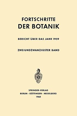 E-Book (pdf) Bericht über das Jahr 1959 von Erwin Bünning, Ernst Gäumann